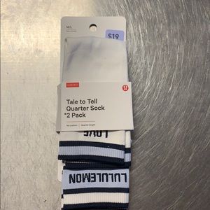 Lululemon Quarter Socks